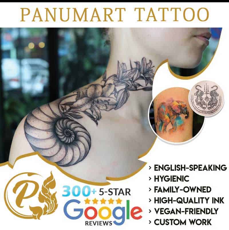 Perfect skin tattoo - งานสักมือครับผม All of this entire was done by Thai  traditional bamboo tattoo. Benefits of bamboo tattooing: - Much less  swelling and no scabbing - Able to swim, exercise