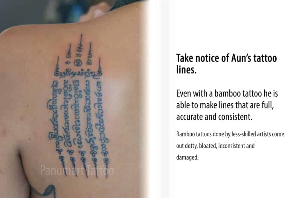 Getting A Bamboo Tattoo in Thailand