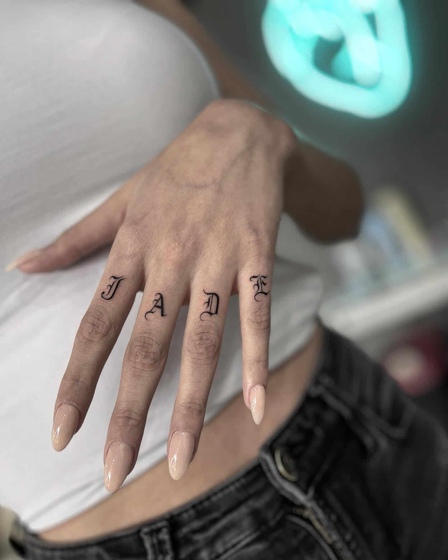 40+ Finger Tattoo Design Ideas - The XO Factor-vachngandaiphat.com.vn