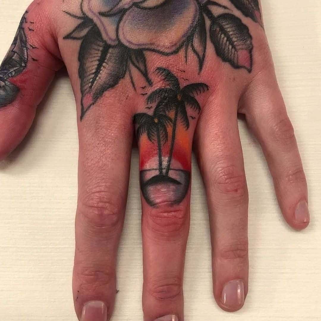 Finger Tattoo Ideas 39