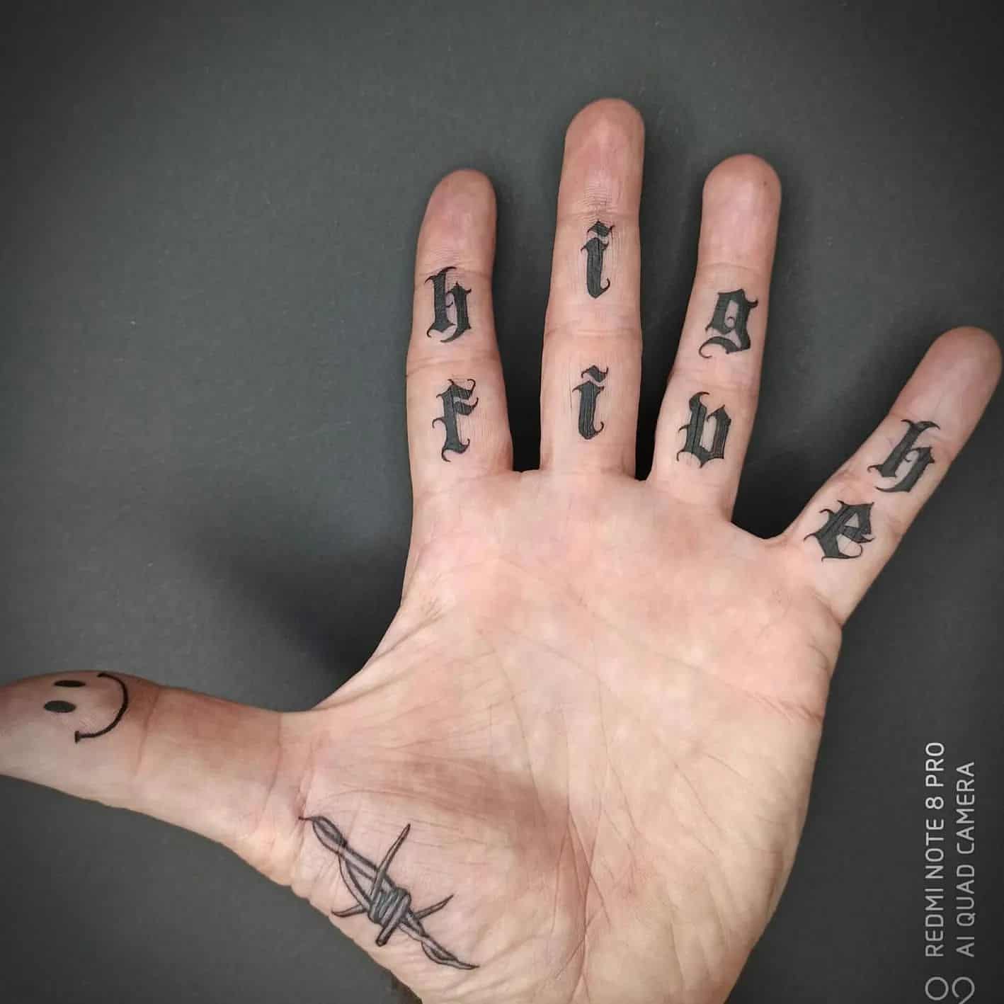 Finger Tattoo Ideas 42