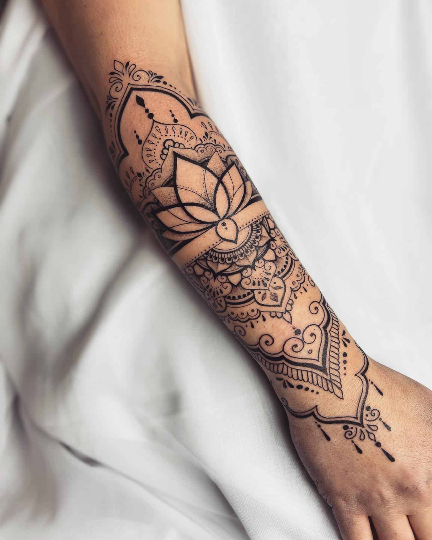 Mandala Tattoo Ideas 20