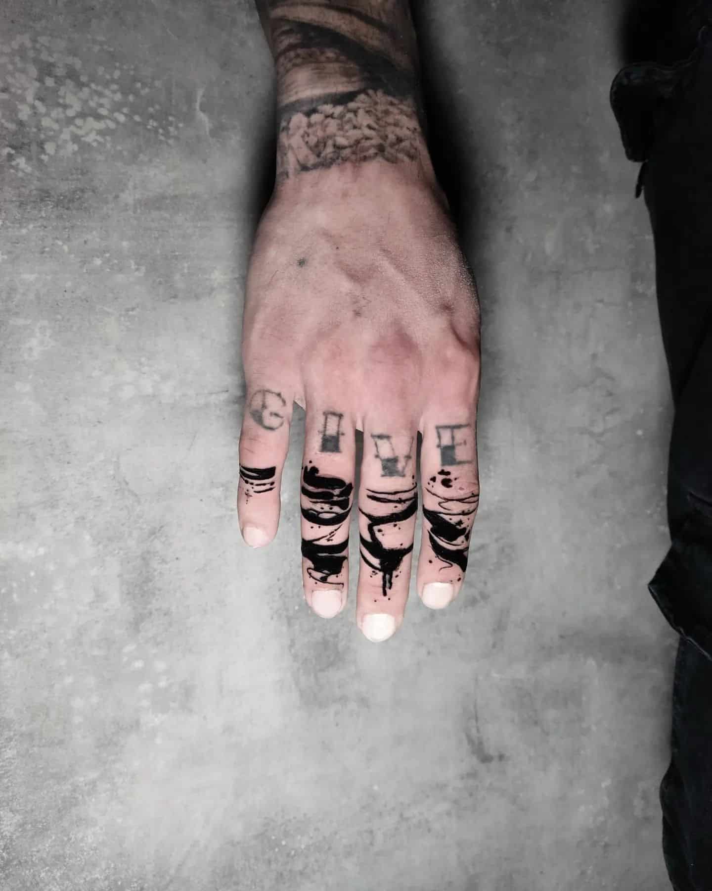 Finger Tattoo Ideas 10