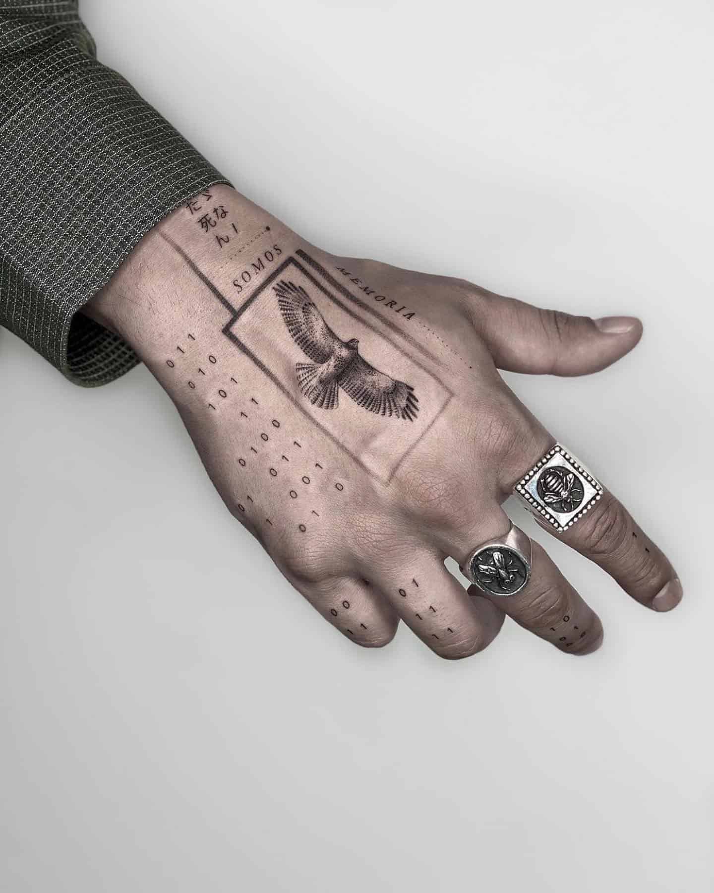 Clean hand tattoos for men