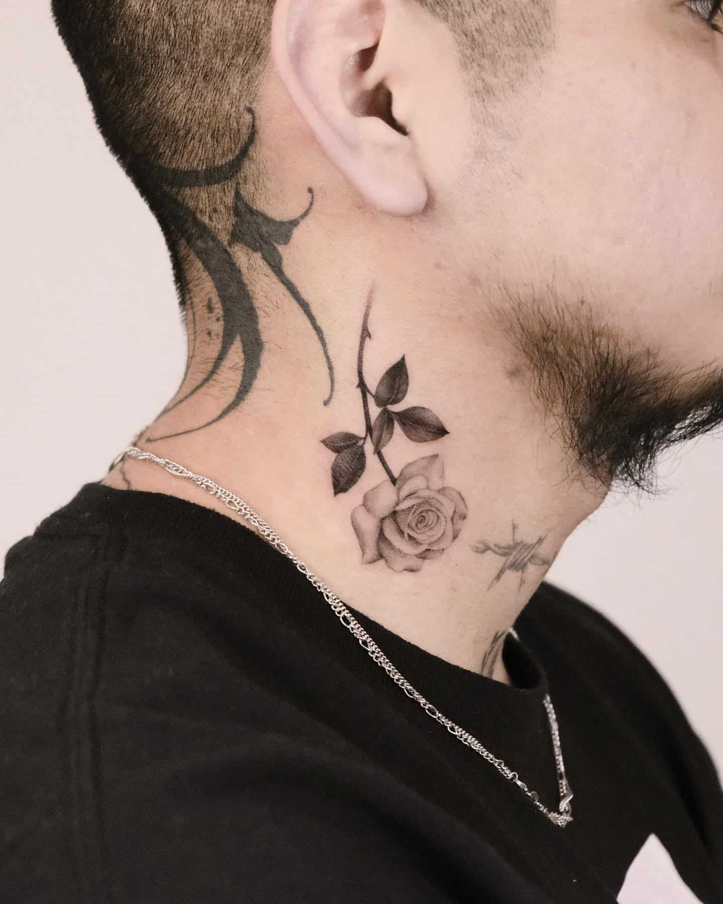 70 Neck Tattoos for Men That Are Sure to Start a Conversation  100 Tattoos