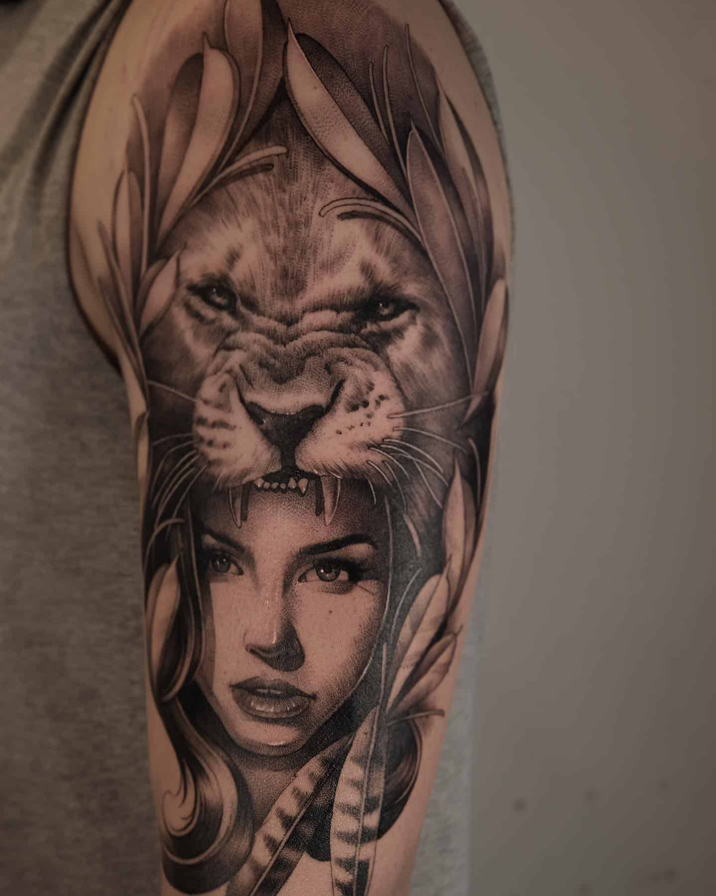Lion Tattoo Ideas 10