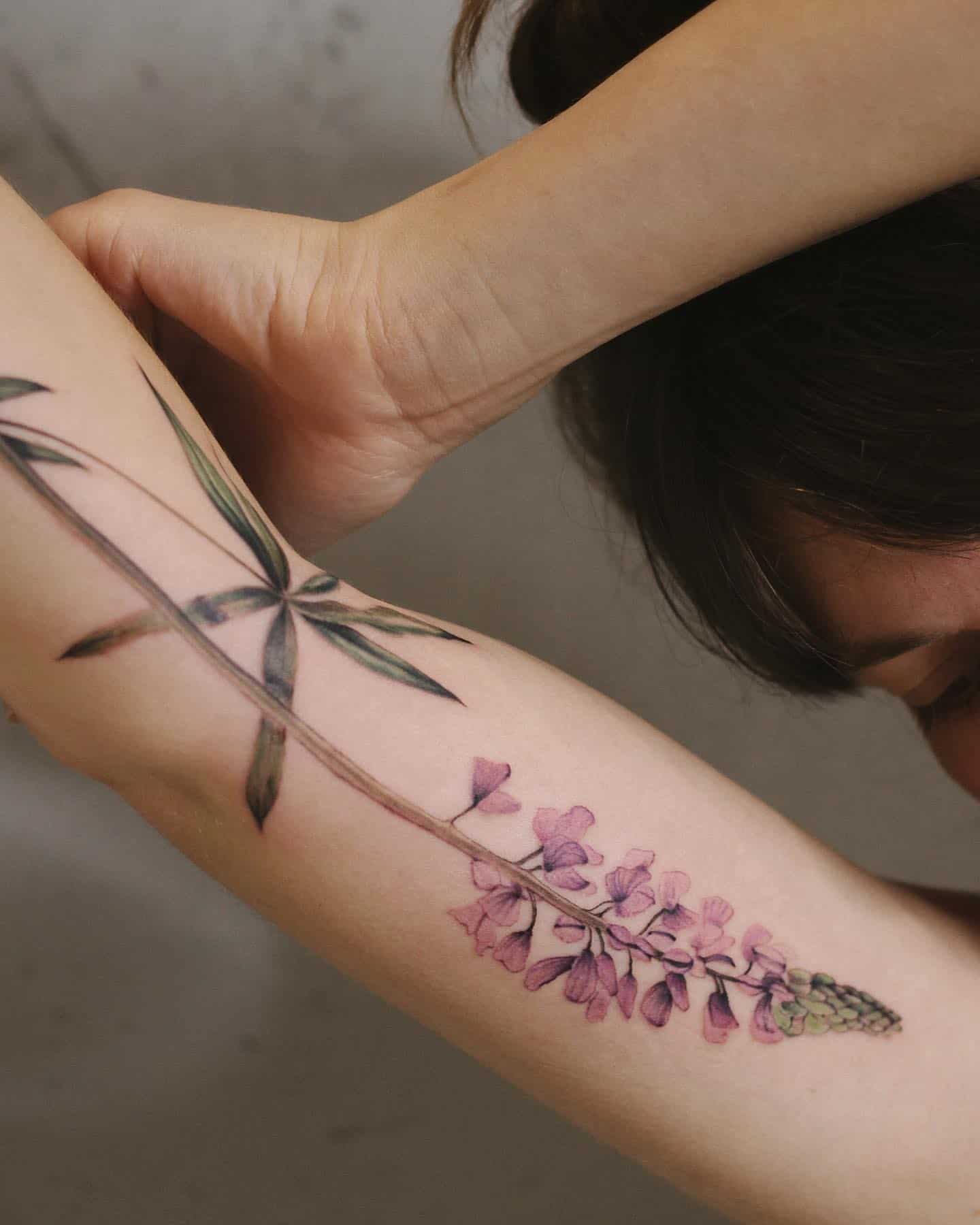 Wrist Flower Semi-Permanent Temporary Tattoo - TattooMyIdea