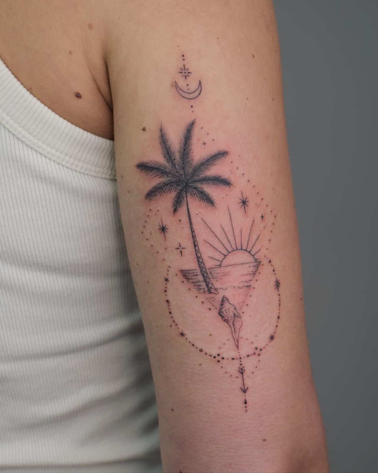 30 Awesome Palm Tree Tattoo Ideas for Men & Women in 2023