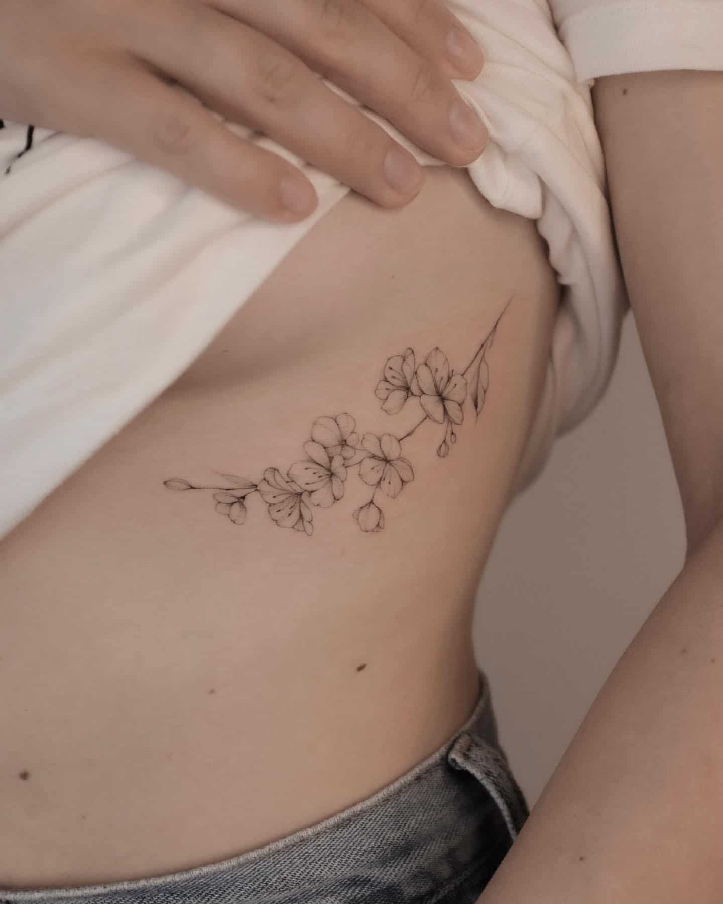 Cherry Blossom Tattoo Ideas 9