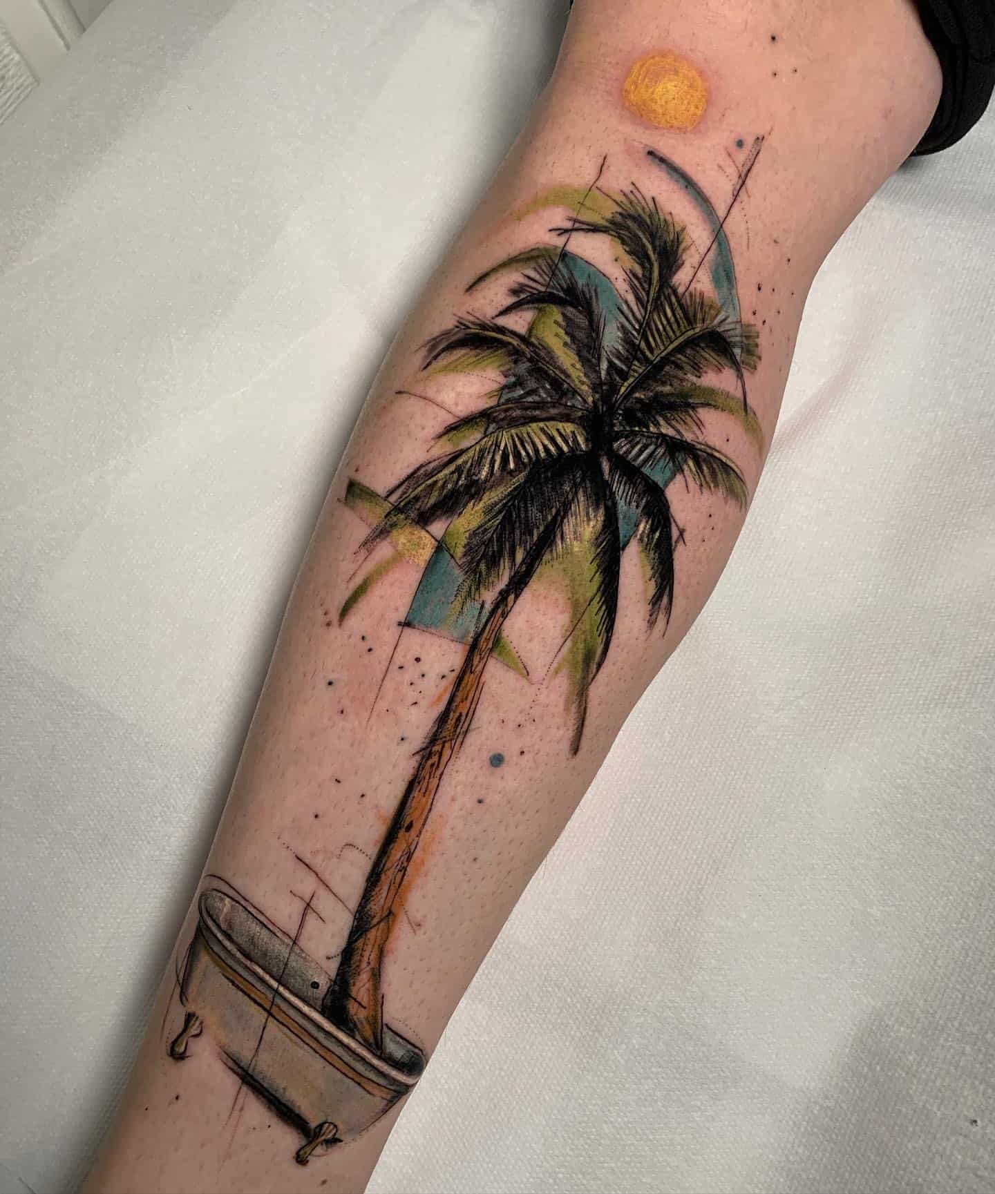 Palm Tree Tattoo Ideas 15