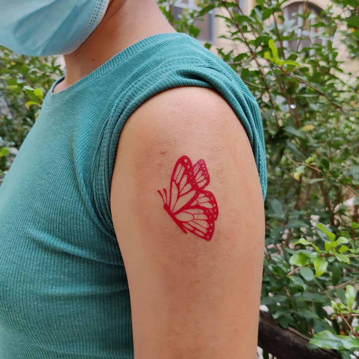 Red butterfly Jbeeinkcom  JB Aponte Tattoo art  Facebook