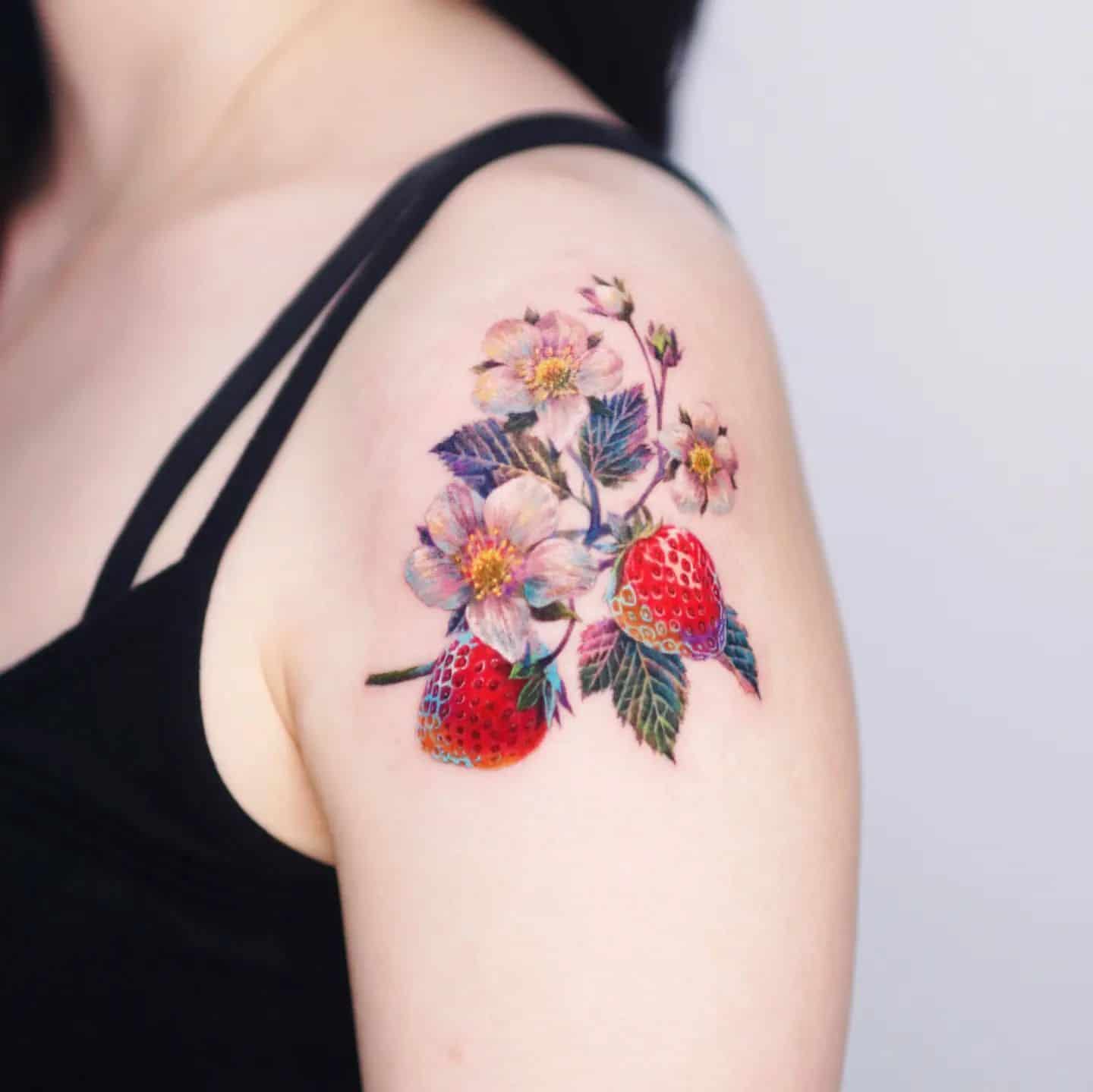 Cherry Blossom Tattoo Ideas 14