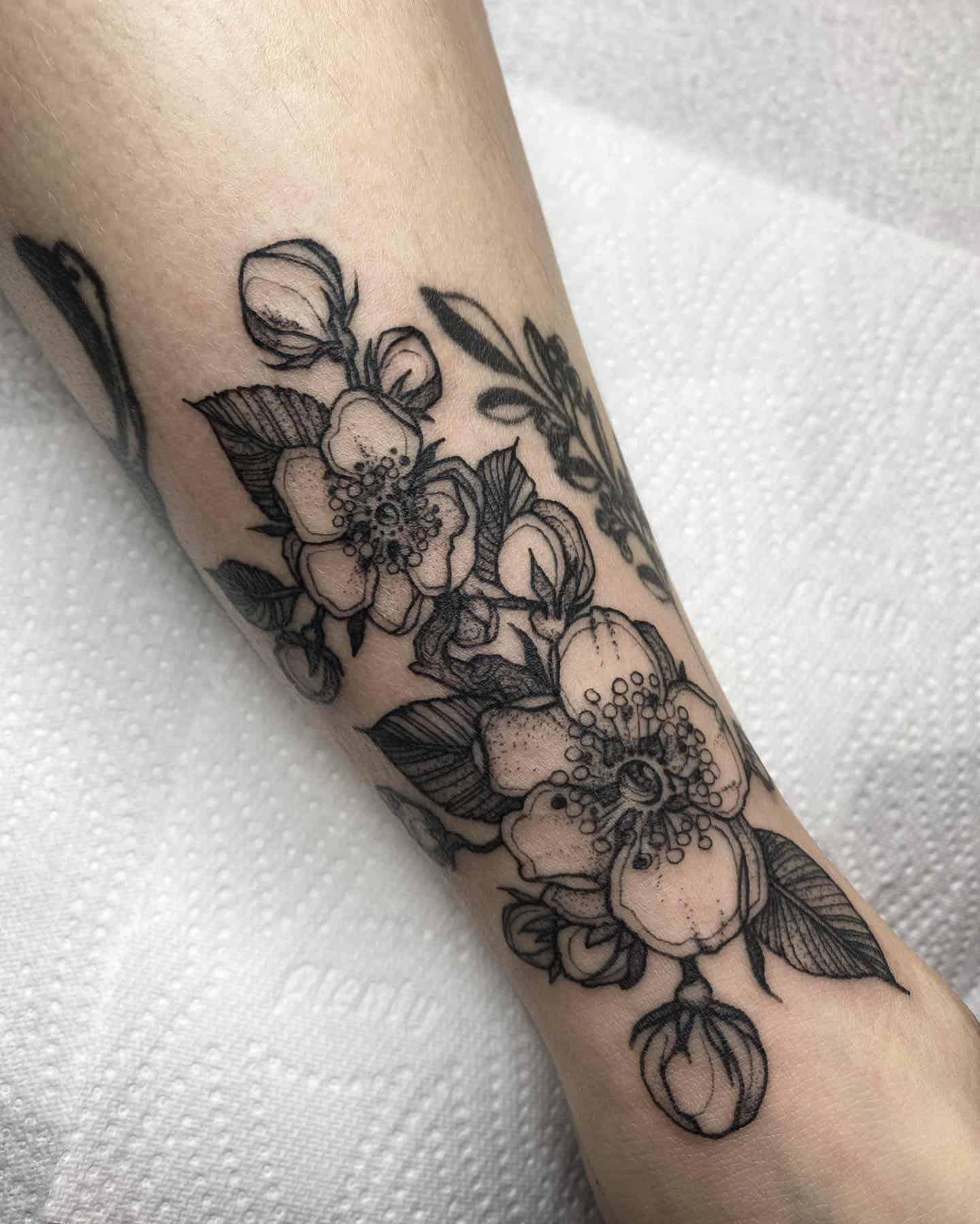 Cherry Blossom Tattoo Ideas 11