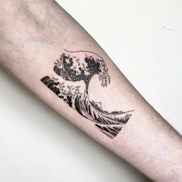 ArtStation - Radio wave Tattoo design of a Rose