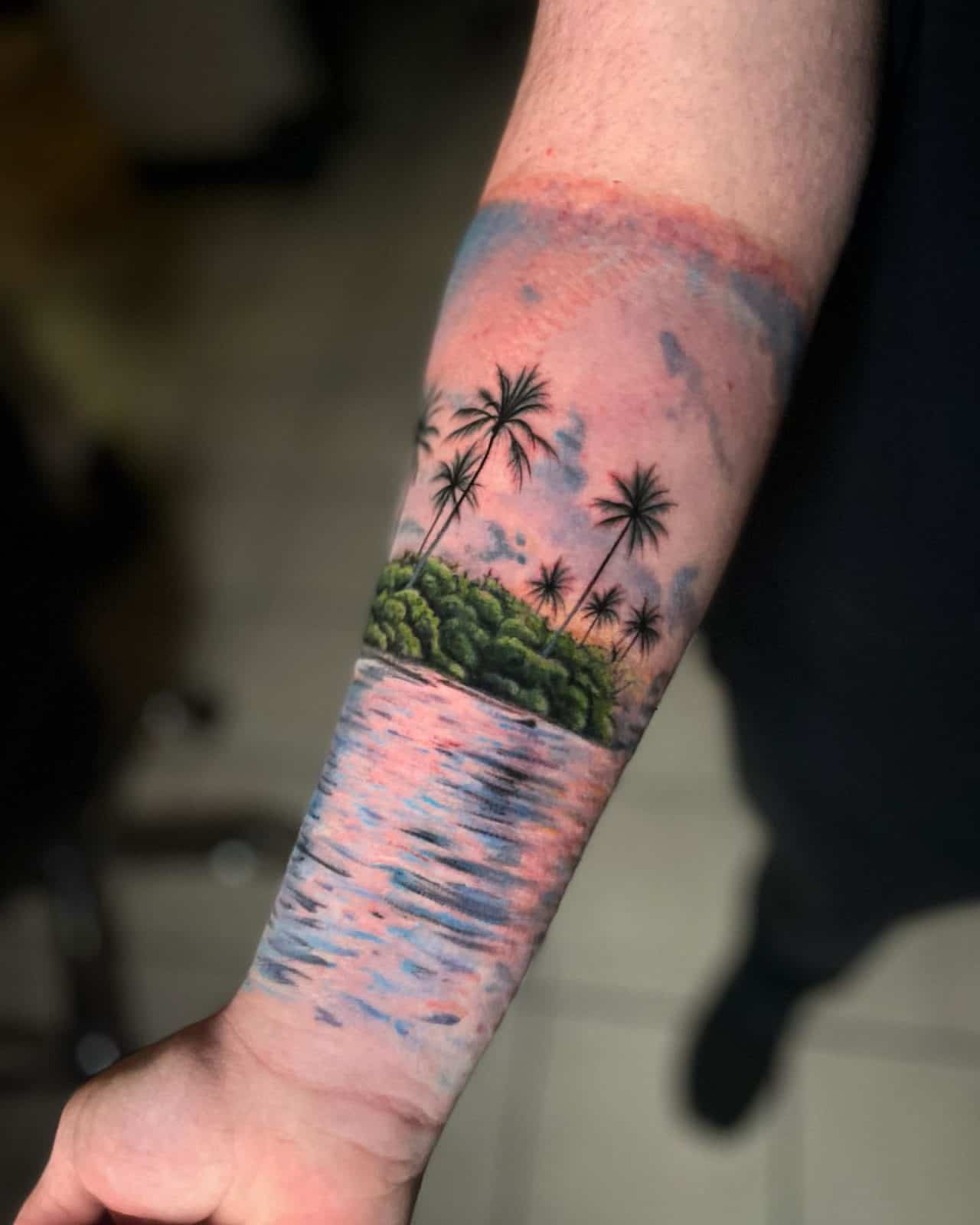 30 Awesome Palm Tree Tattoo Ideas for Men & Women in 2023