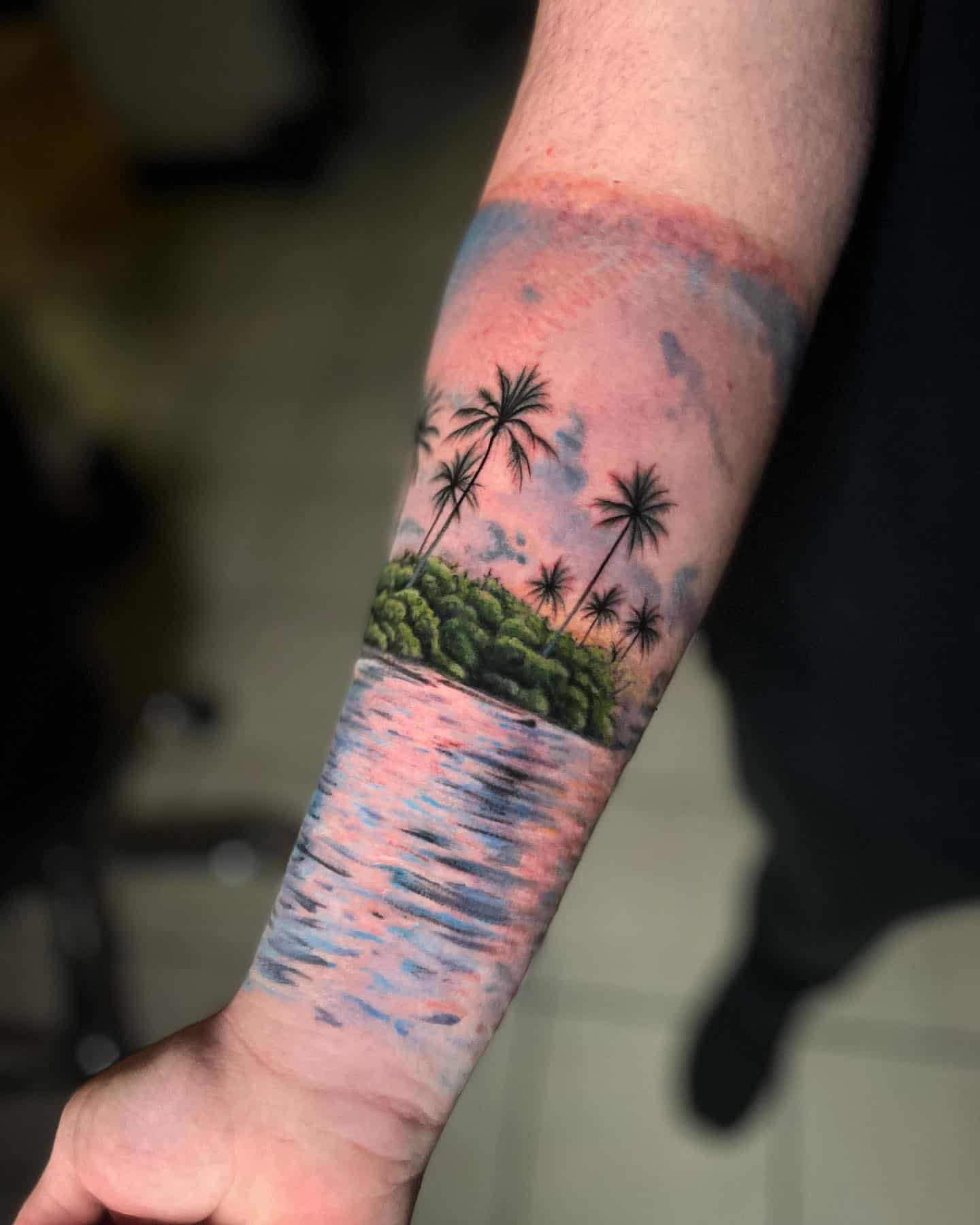 Palm Tree Tattoo Ideas 27