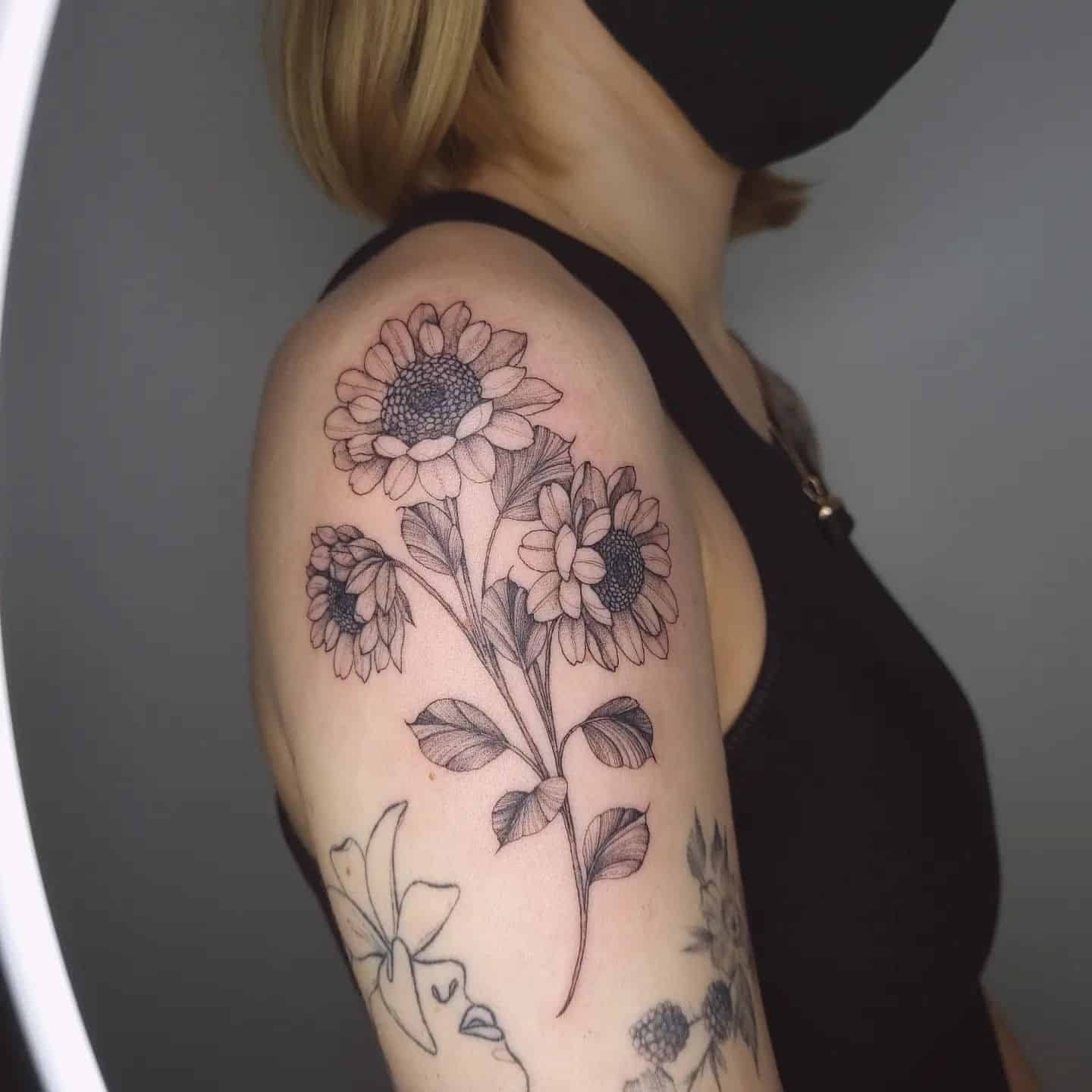 Sunflower Tattoo Ideas 12