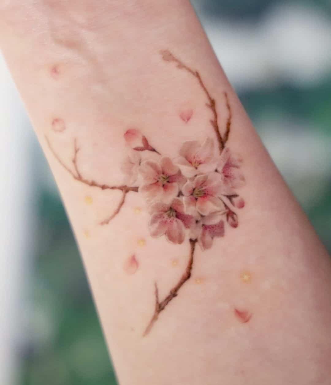 Cherry Blossom Tattoo Ideas 32