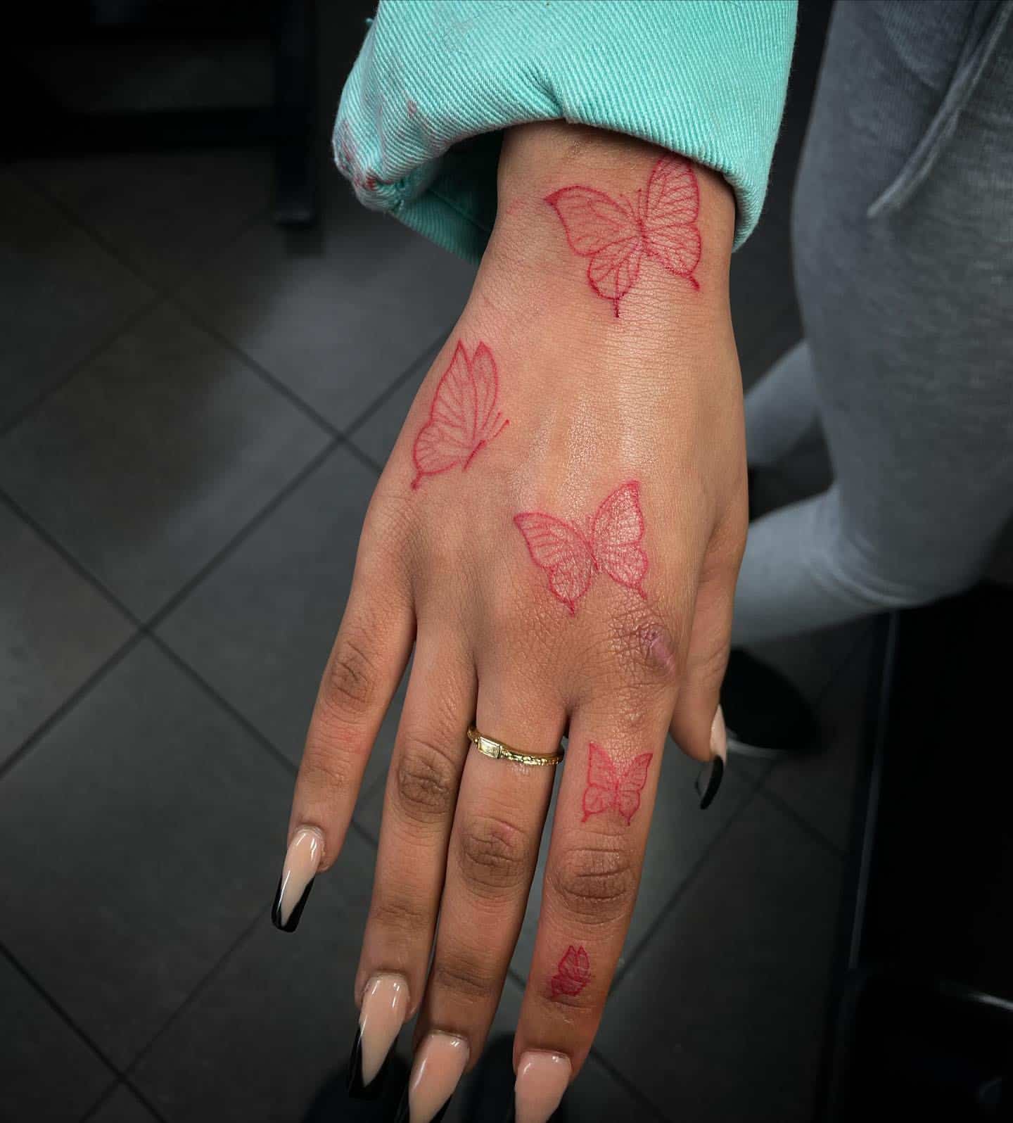 Red Butterfly Tattoo Ideas 2