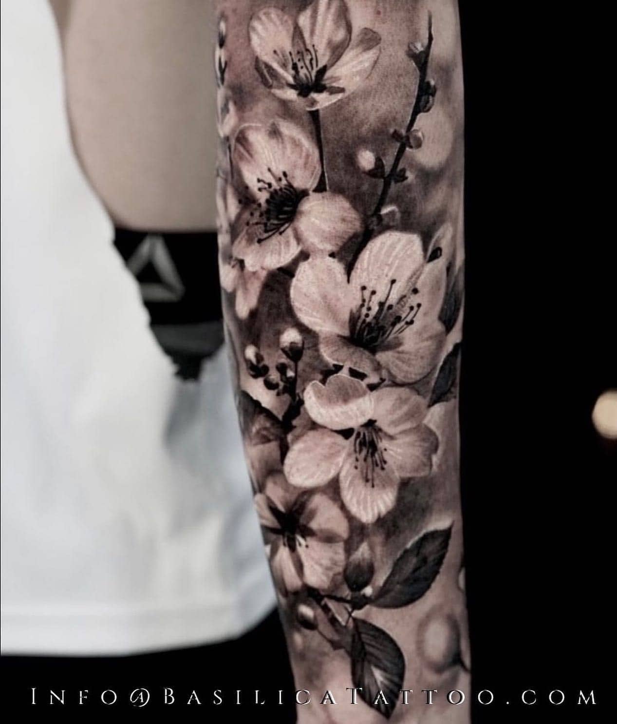 Cherry Blossom Tattoo Ideas 34