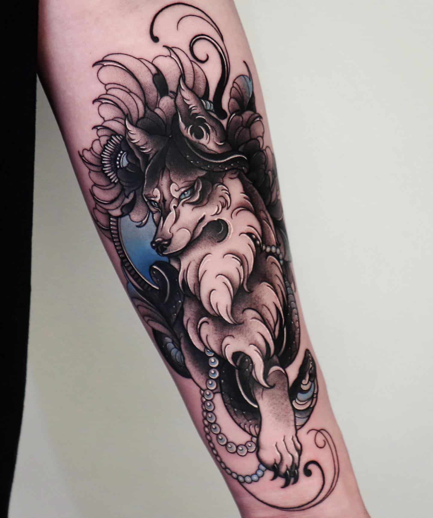 Wolf Tattoo Ideas 17