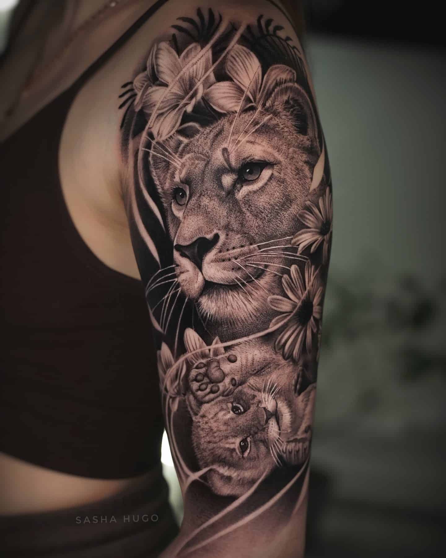 Lion Tattoo Ideas 25