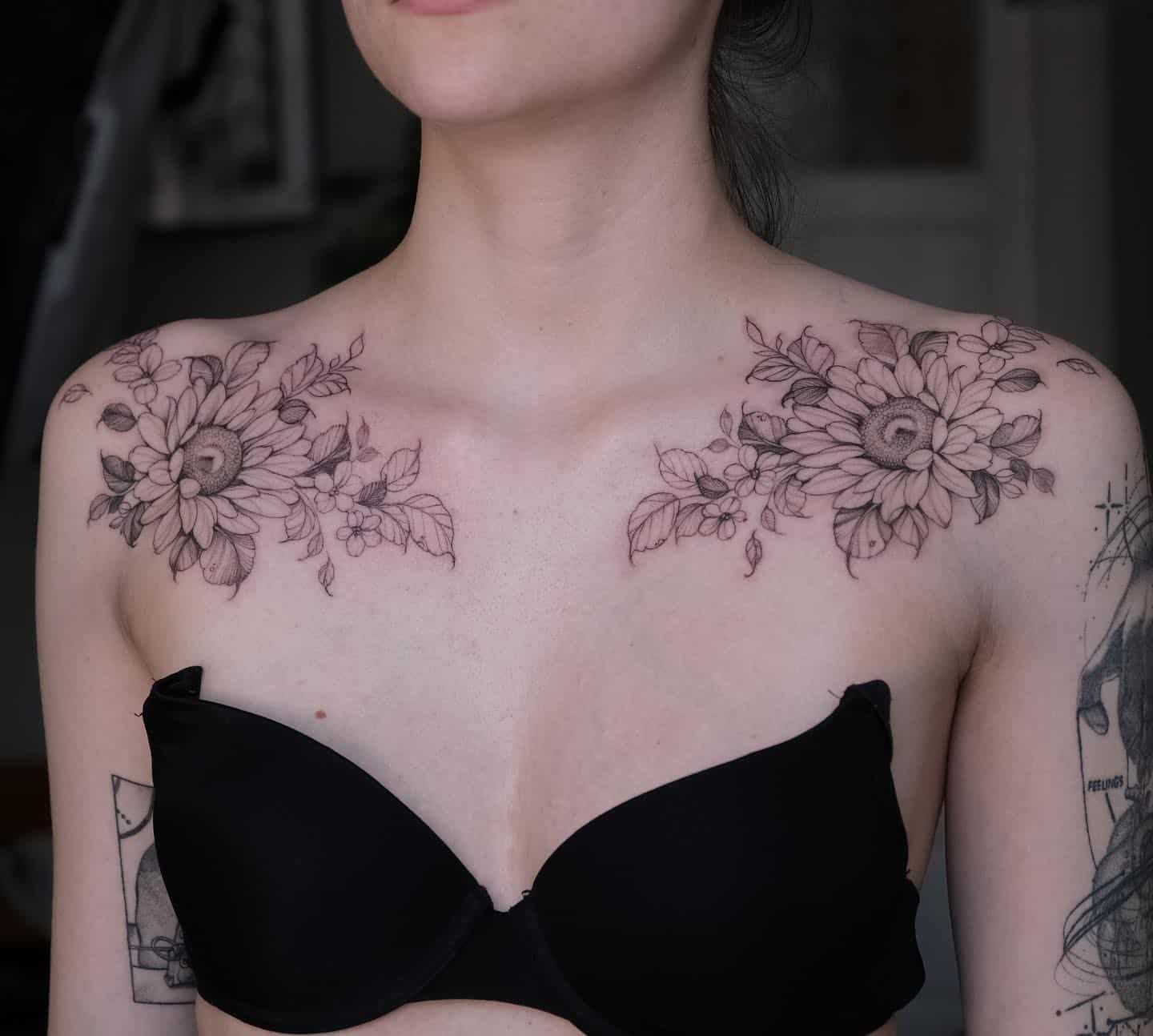 Sunflower Tattoo Ideas 28