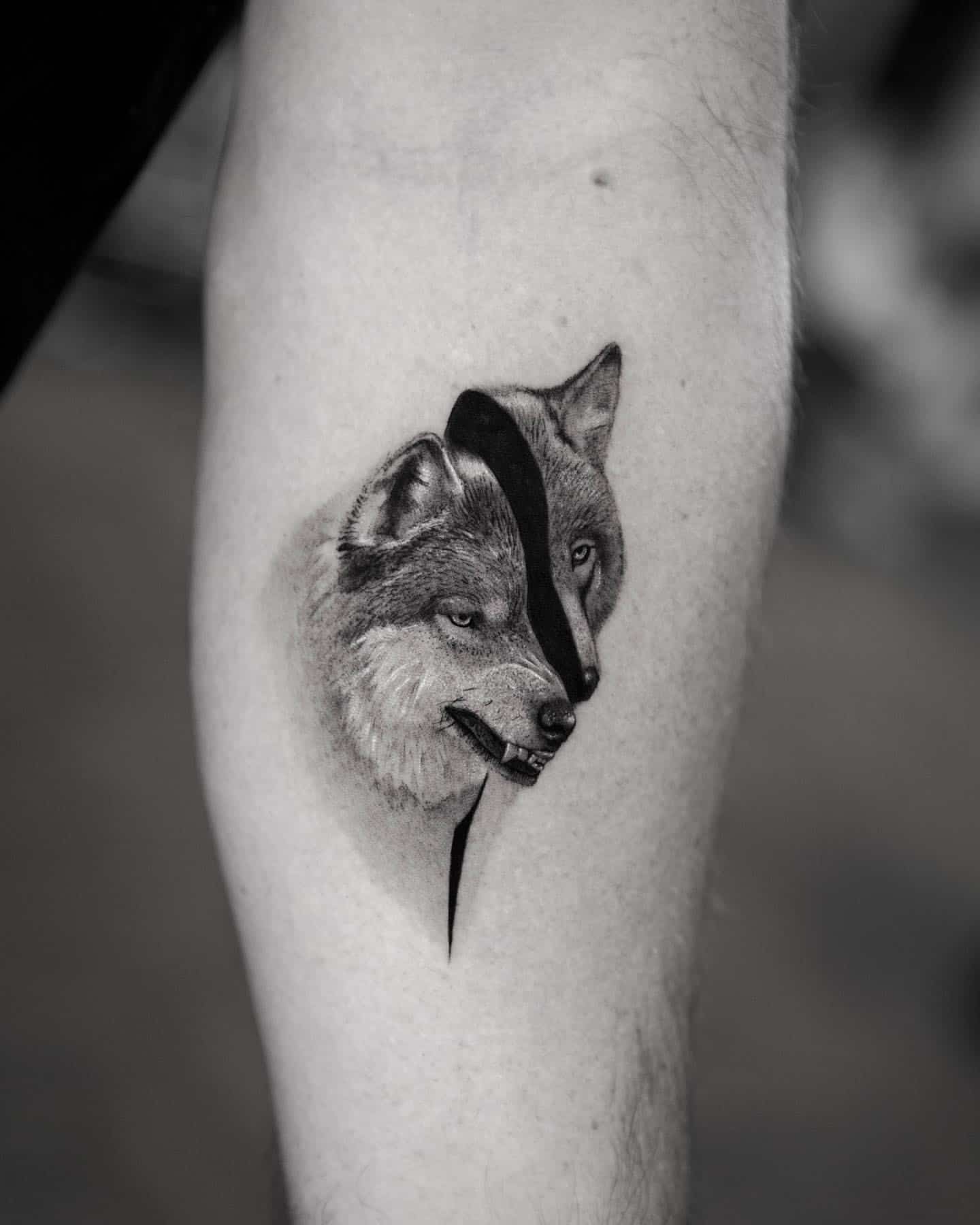 Wolf Tattoo Ideas 25
