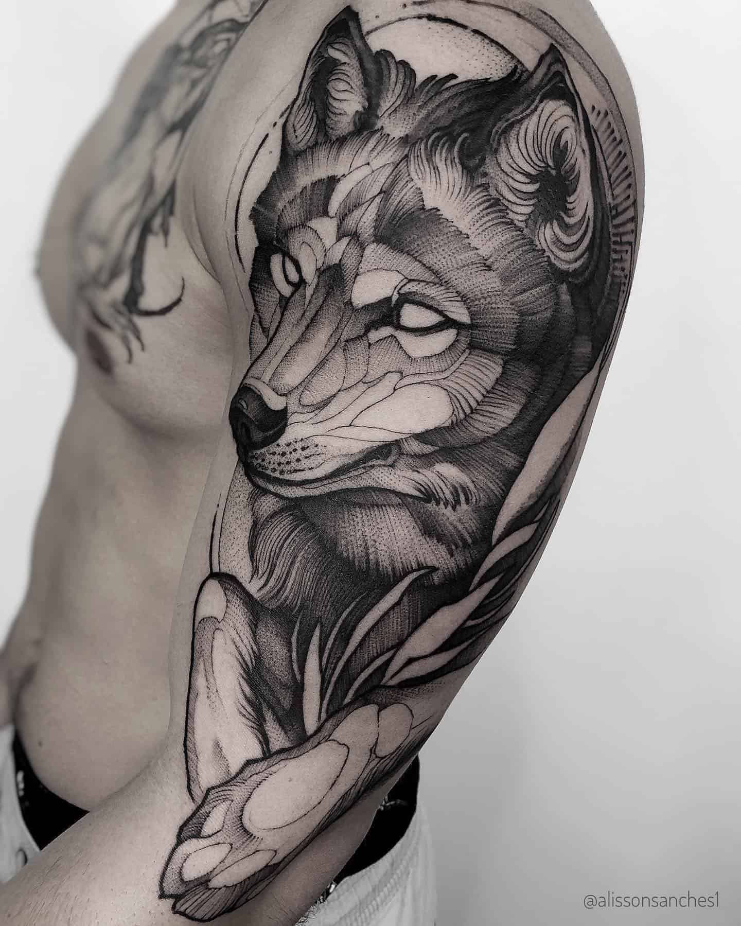 Wolf Tattoo Ideas 27