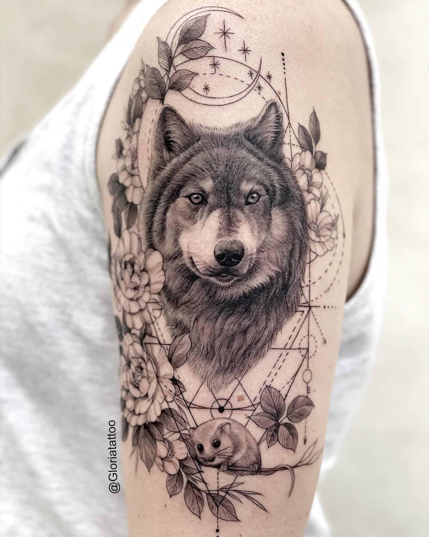 Wolf Tattoo Ideas 23