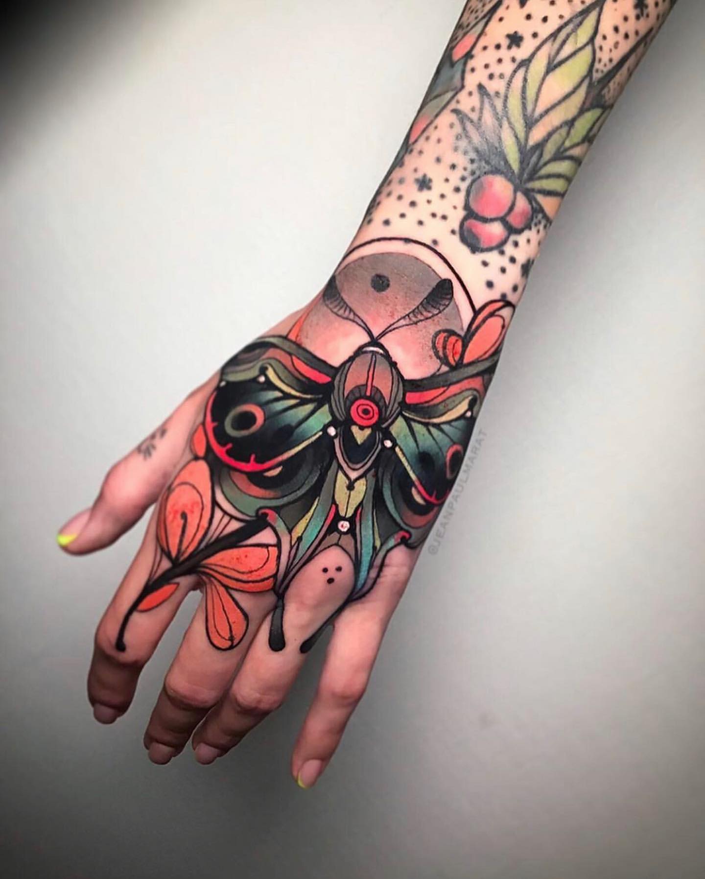 Butterfly Hand Tattoo Ideas 4