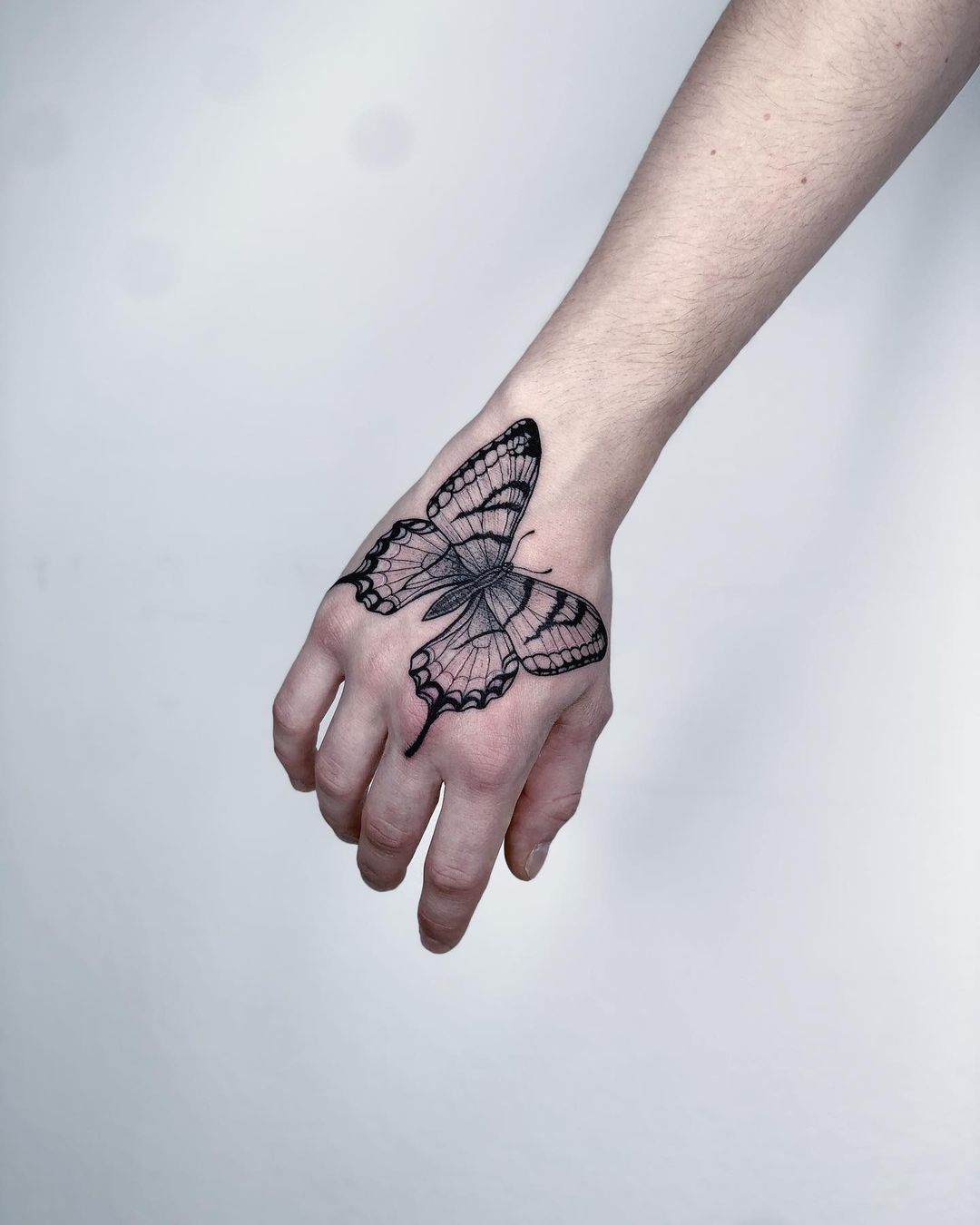 Butterfly Hand Tattoo Ideas 20