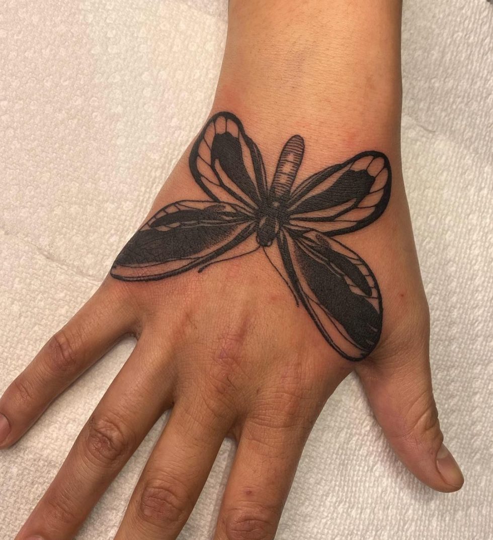 30 Awesome Butterfly Hand Tattoo Ideas for Men & Women in 2024