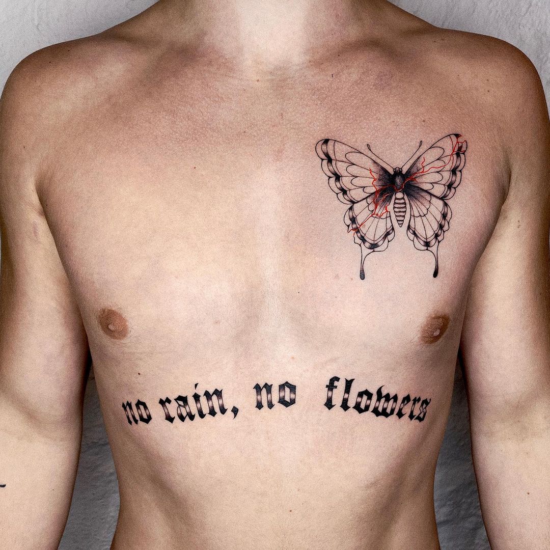 Butterfly Tattoos for Men 13