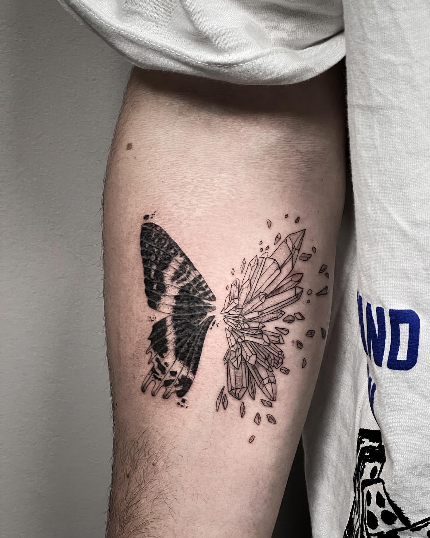 Mens butterfly tattoo designs