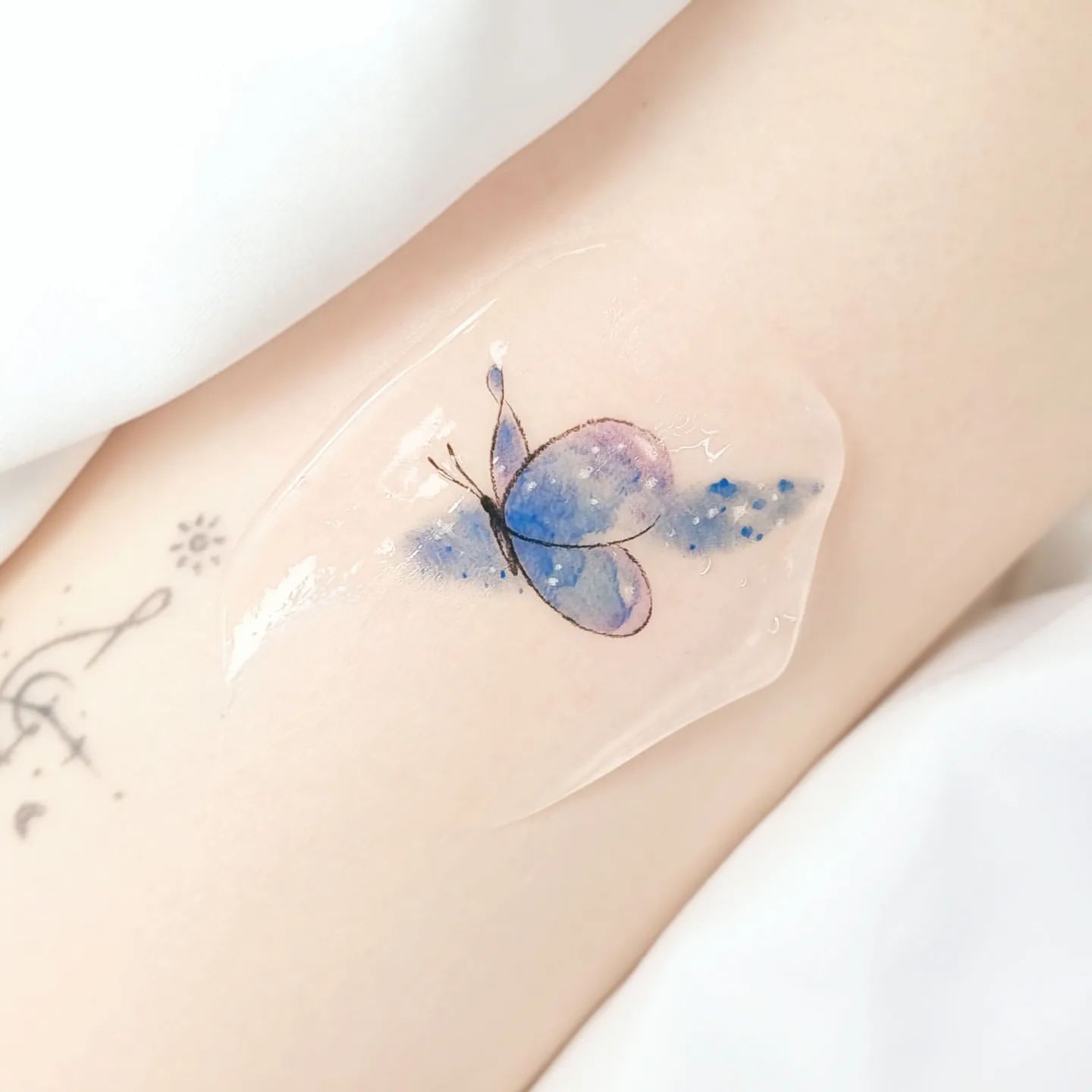 Blue Butterfly Tattoo Ideas 31