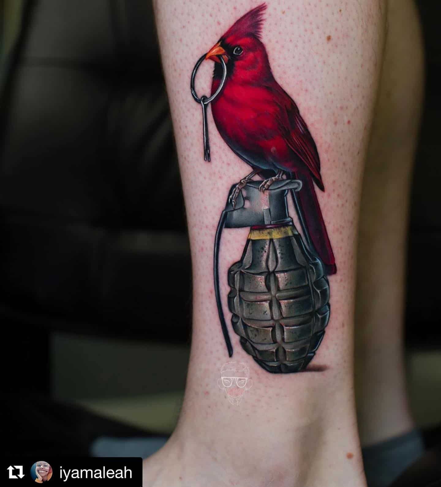Cardinal Tattoo Ideas 2
