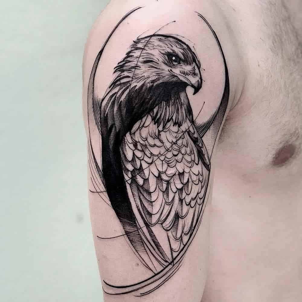 50+ Eagle Tattoo Designs: An Eye-Popping Gallery - Tats 'n' Rings | Eagle  tattoo, Back tattoo women, Back tattoo