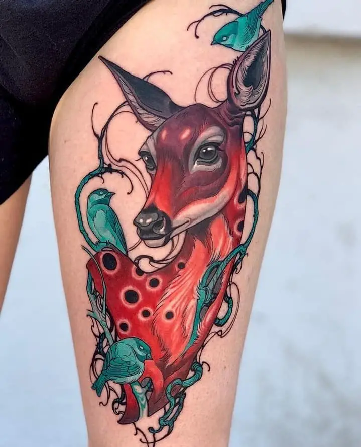 Deer Tattoo Ideas 4