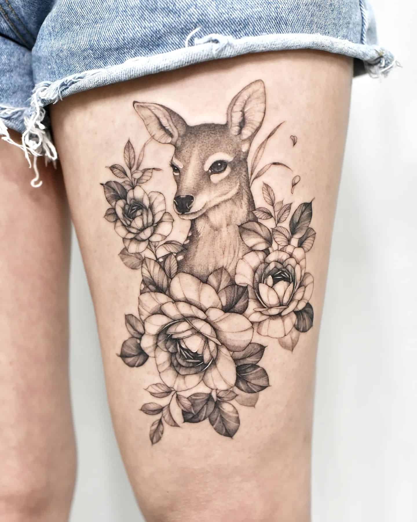 Deer Tattoo Ideas 12