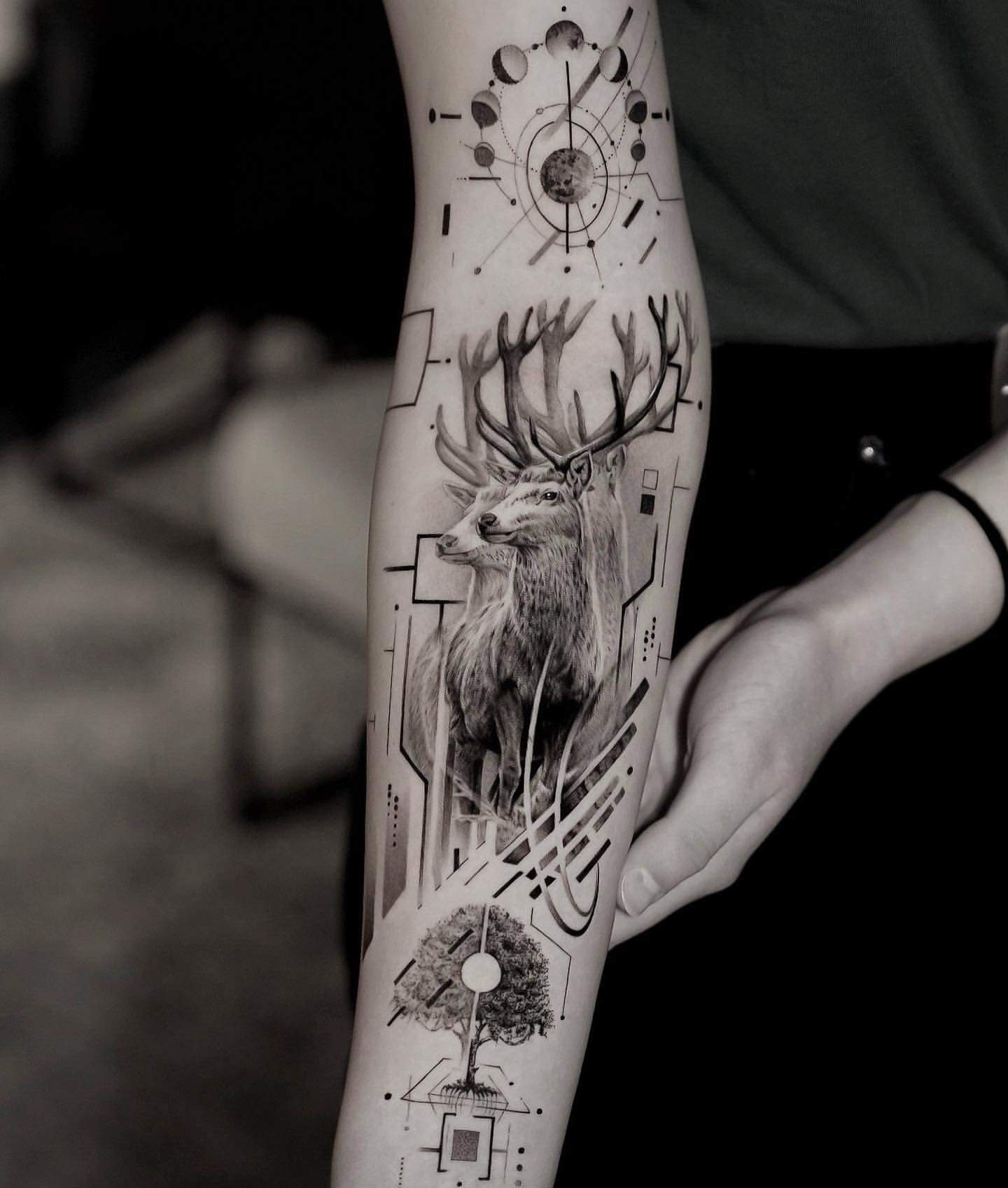Deer Tattoo Ideas 15
