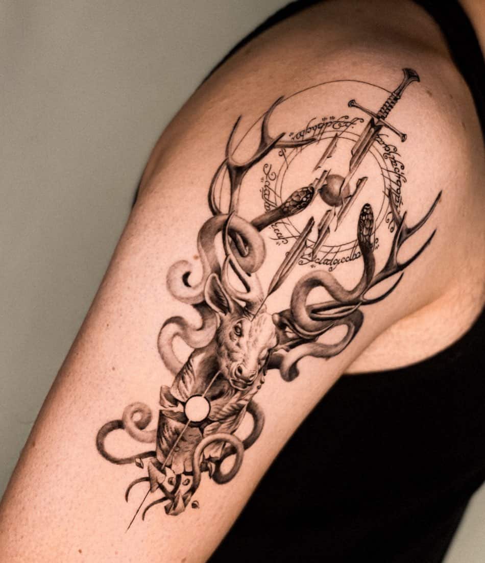Deer Tattoo Ideas 16