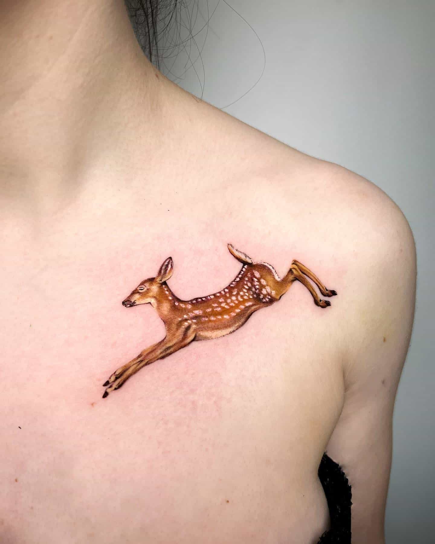 Deer Tattoo Ideas 20