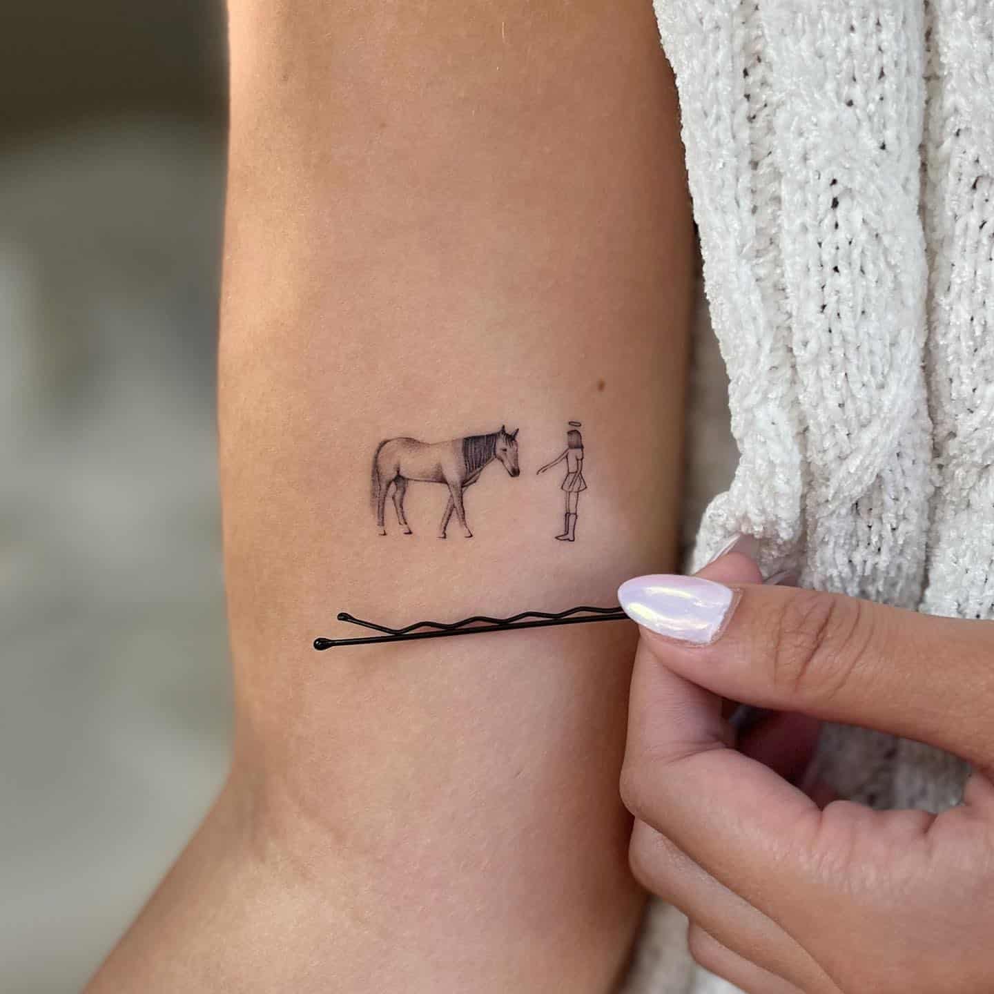 Learn 97 about simple horse tattoo super cool  indaotaonec
