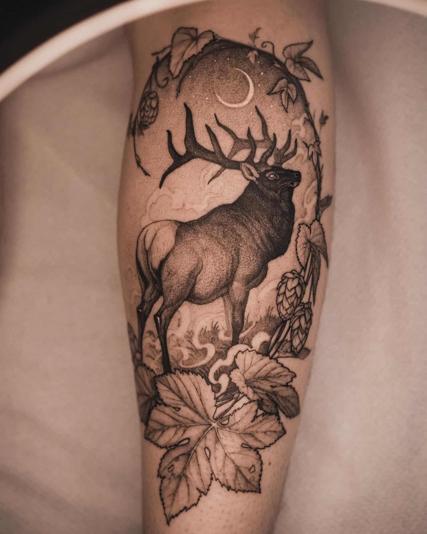 Deer Tattoo Ideas 22