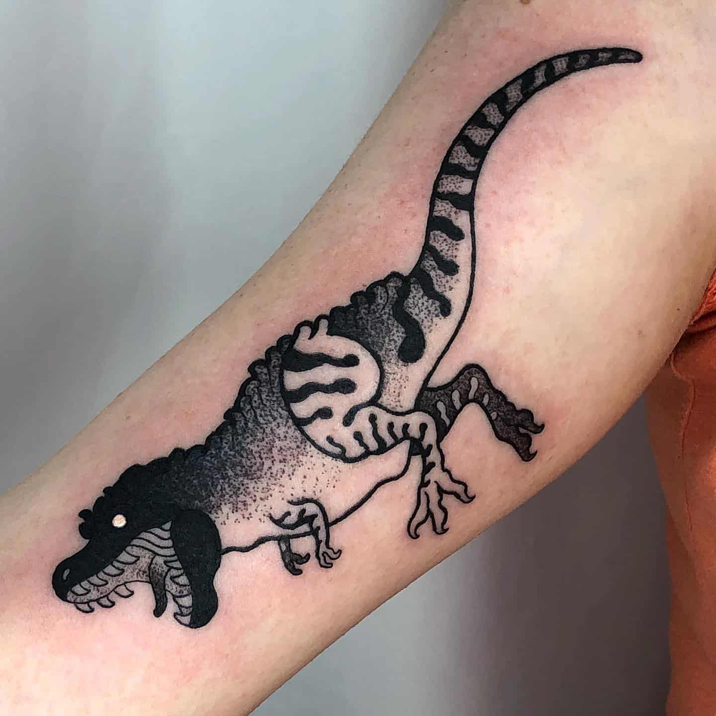 34 Unbelievable Dinosaur Tattoo Ideas for Men & Women in 2023