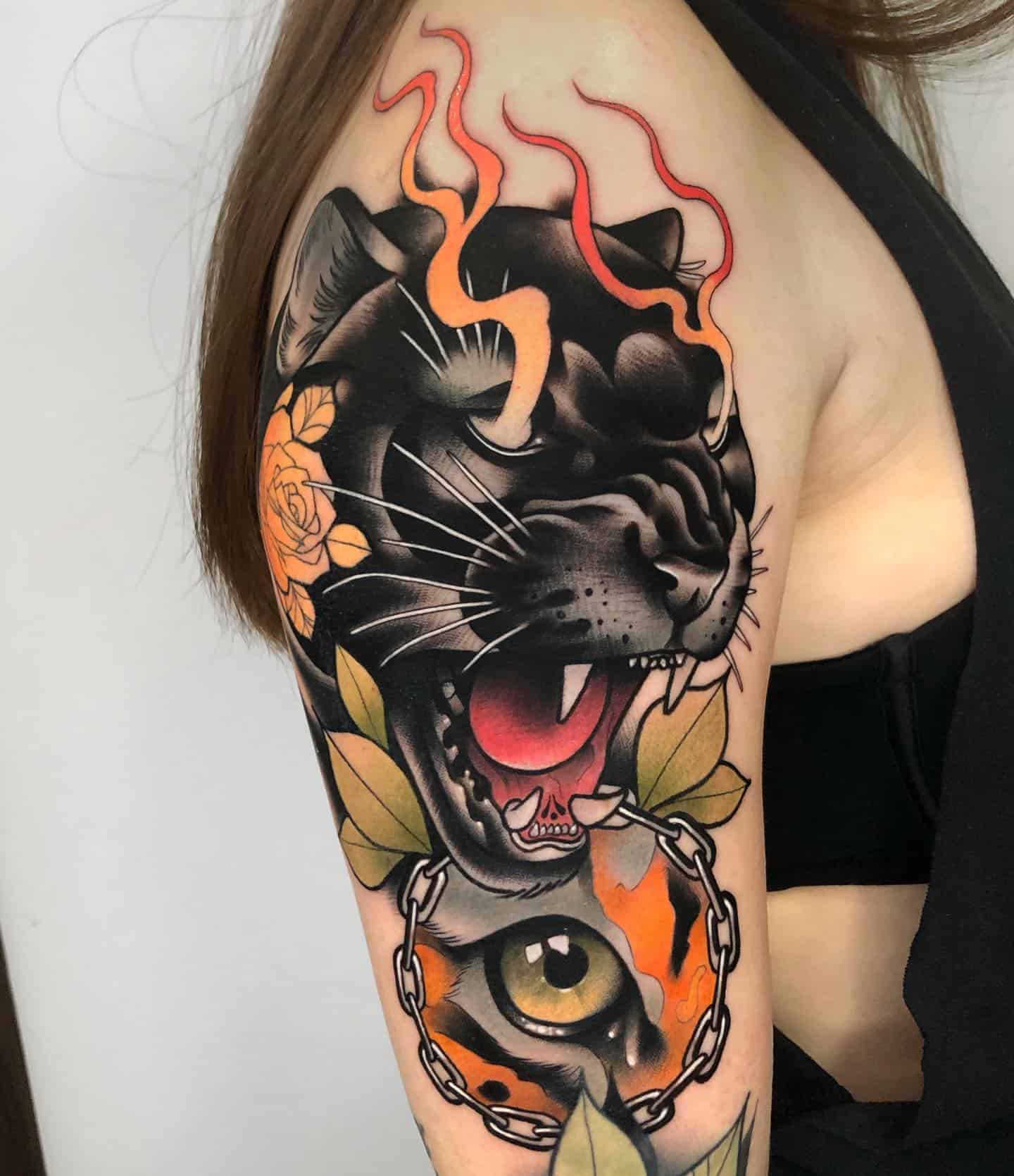 Panther Tattoo Ideas 14