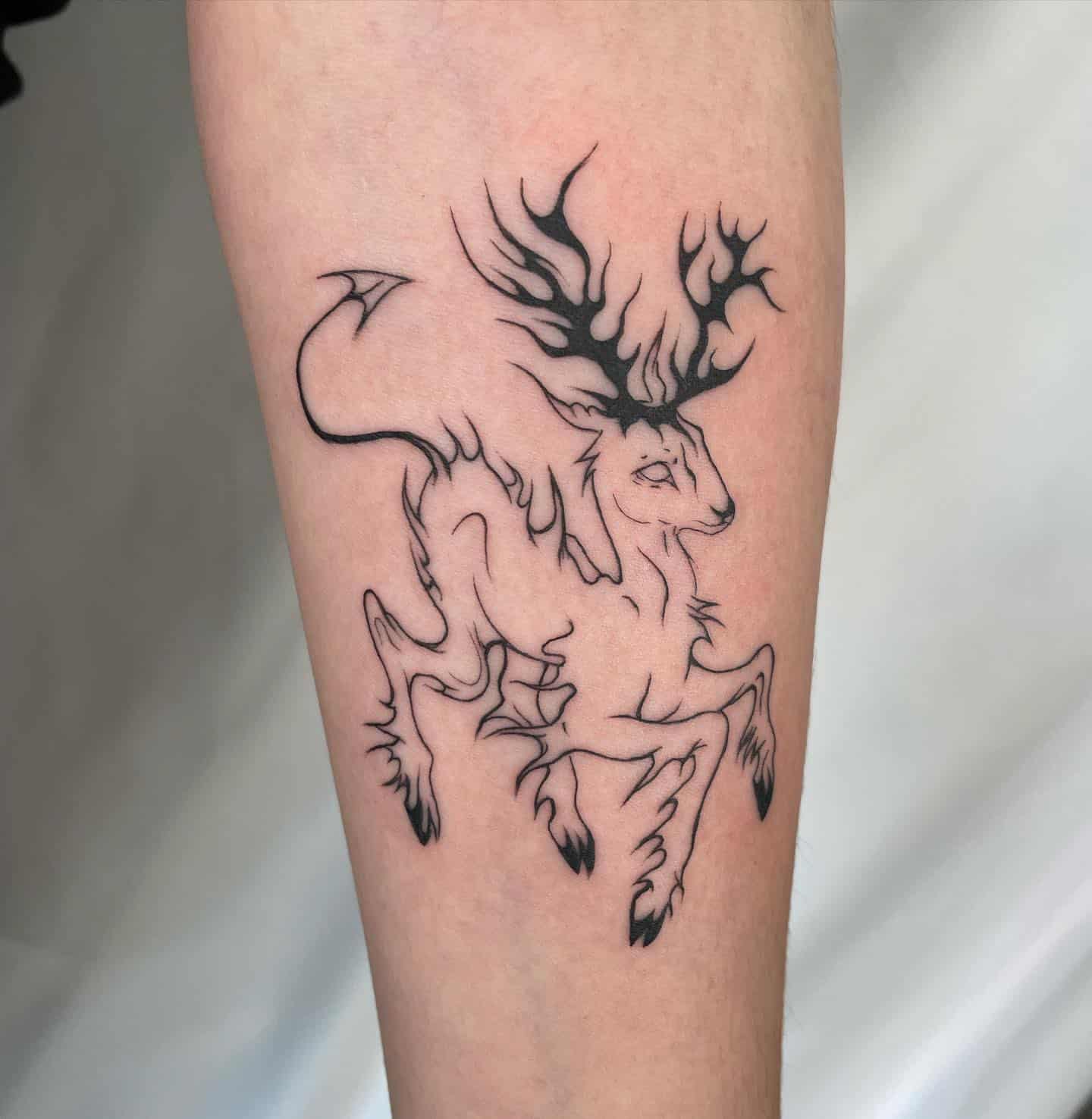 Deer Tattoo Ideas 30