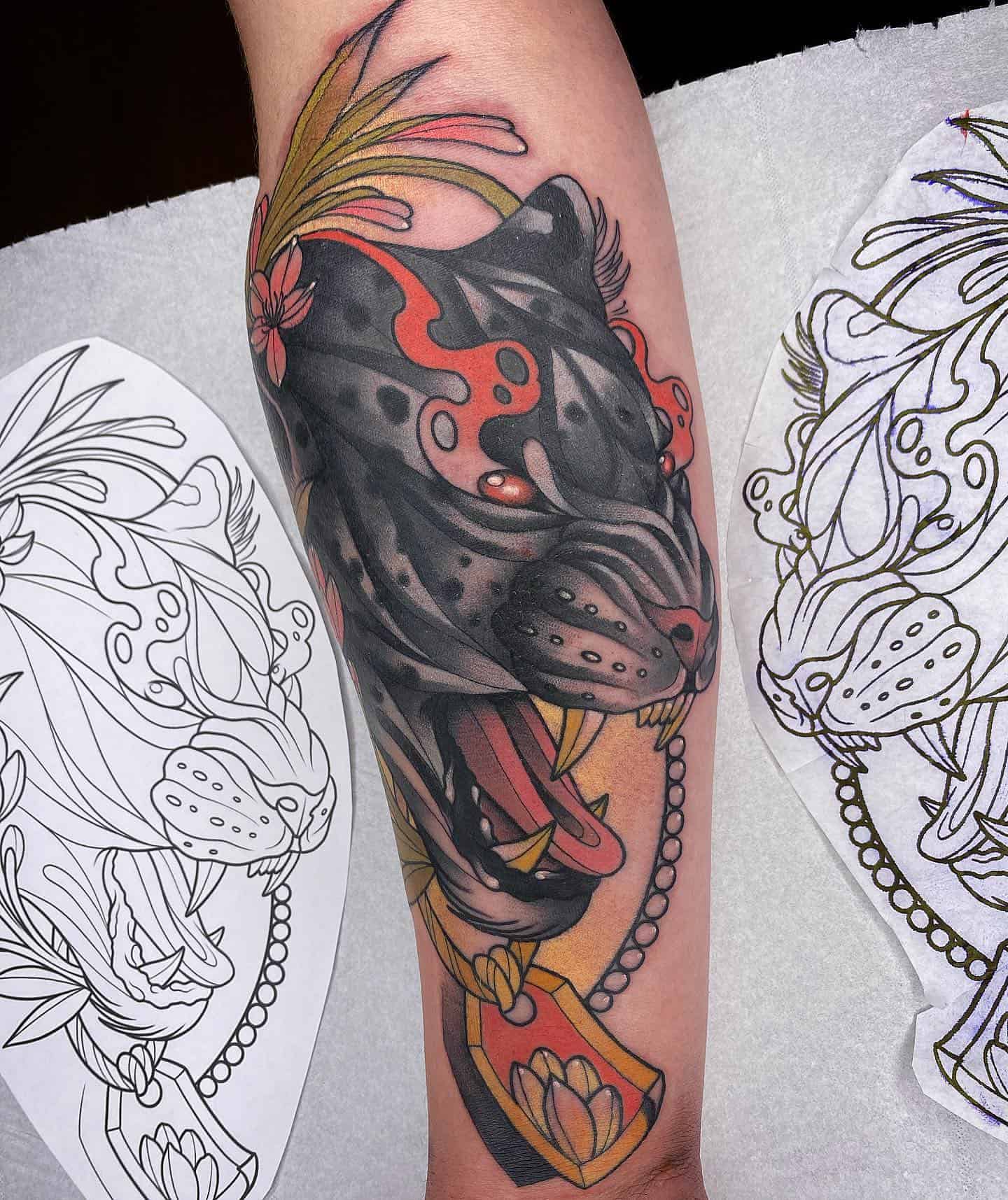 Panther Tattoo Ideas 16