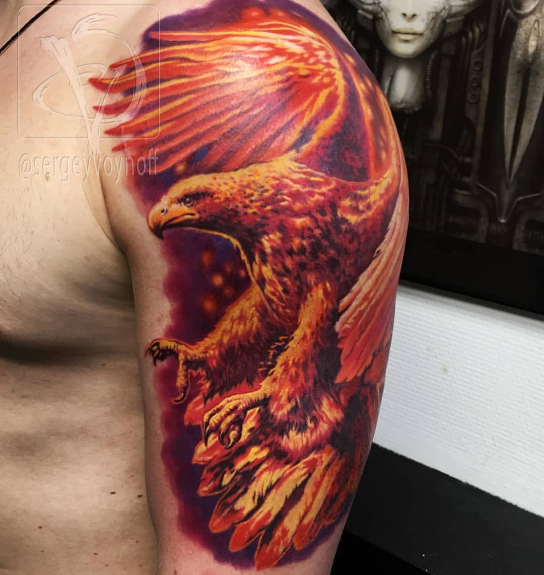 20 Best Phoenix Tattoo Designs Put on Your Mystical Briliance  Phoenix  tattoo Phoenix tattoo arm Phoenix tattoo design